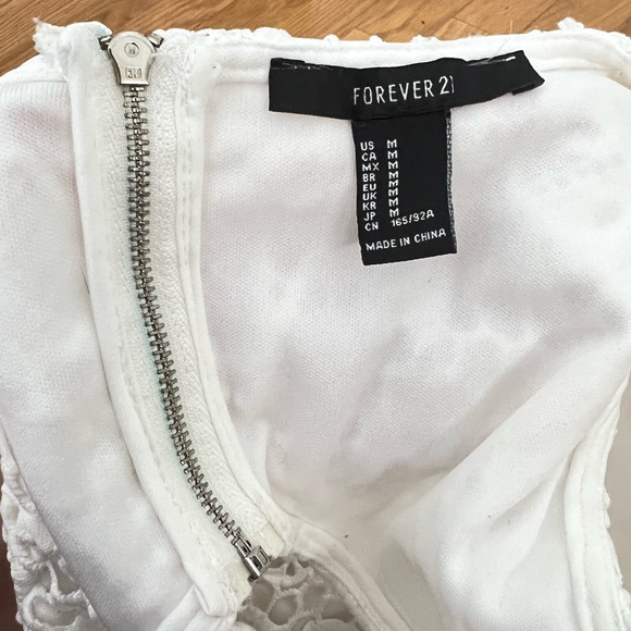 White lace dress size small from forever21 - Picture 2 of 3